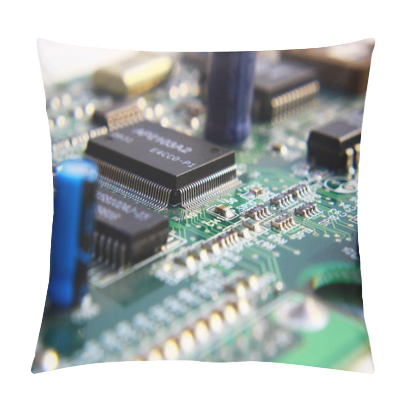 Personality  Printed Circuit Components. Pillow Covers