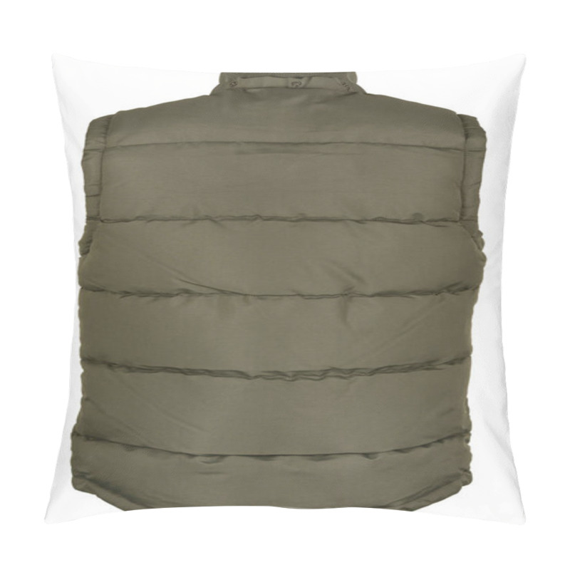 Personality  Back Of Green Warm Waistcoat Pillow Covers