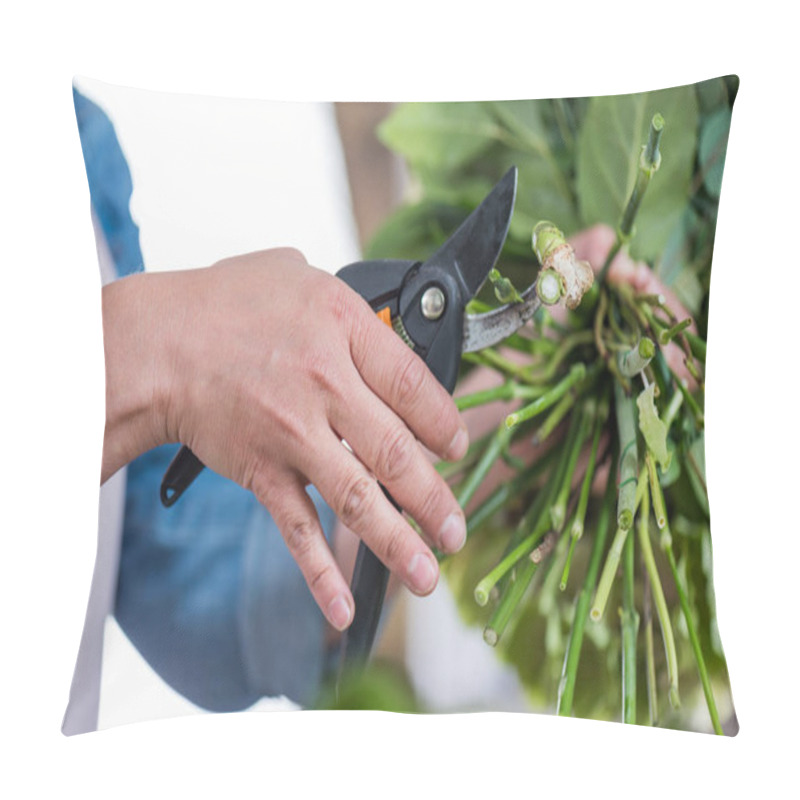 Personality  Florist Cutting Flowers Pillow Covers