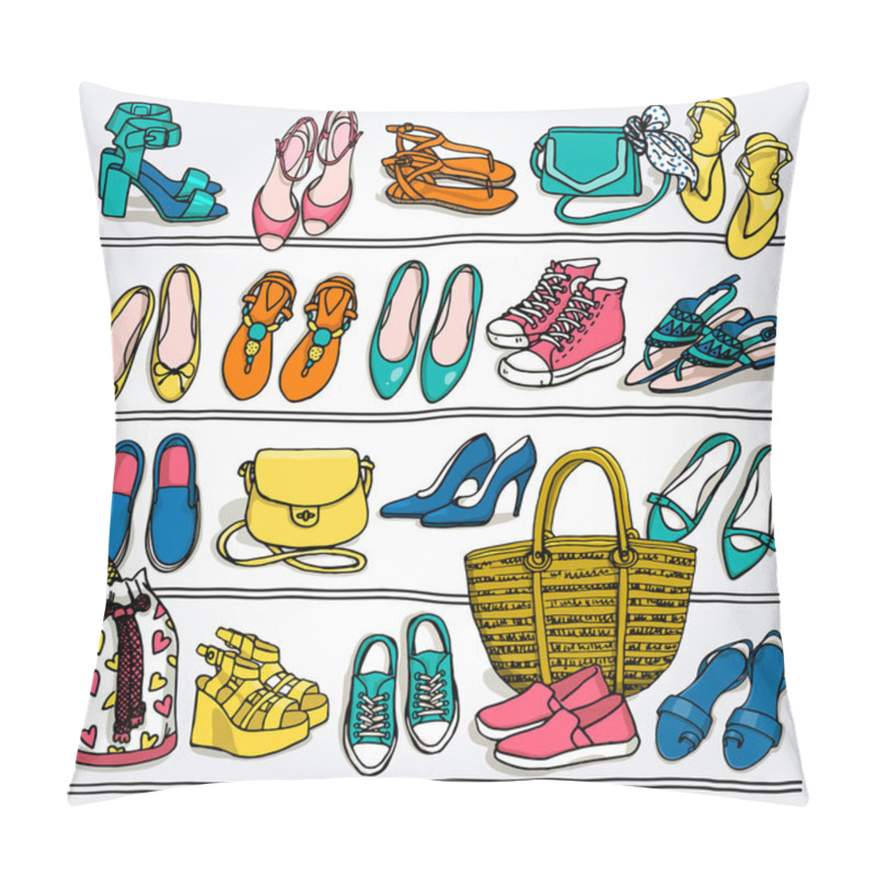 Personality  Female Fashion Accessories Set Pillow Covers