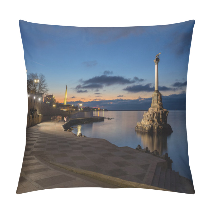 Personality  Monument To The Scuttled Warships In Sevastopol Pillow Covers