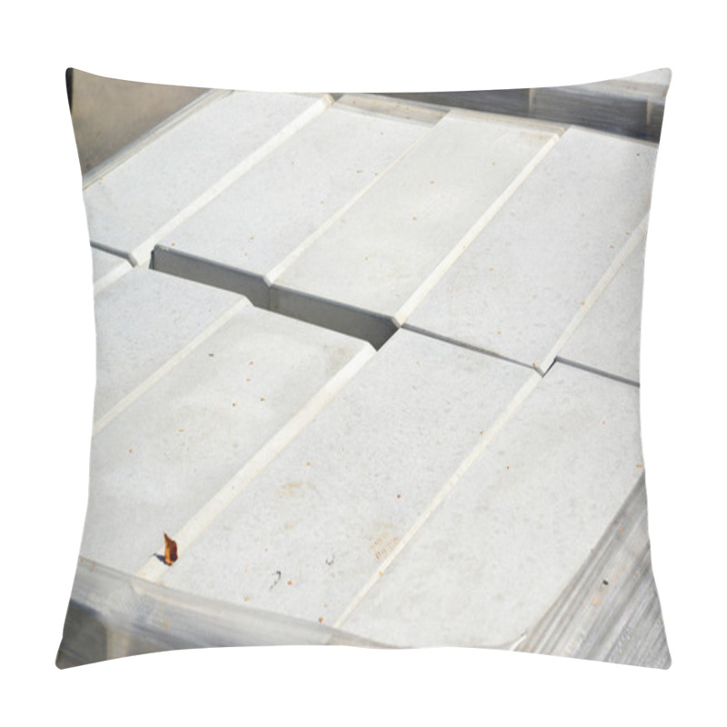 Personality  Curbstone In Package Made Of Polyethylene Pillow Covers