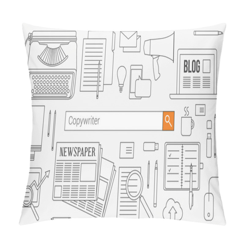 Personality  Copywriter, Journalist And Blogger Pillow Covers