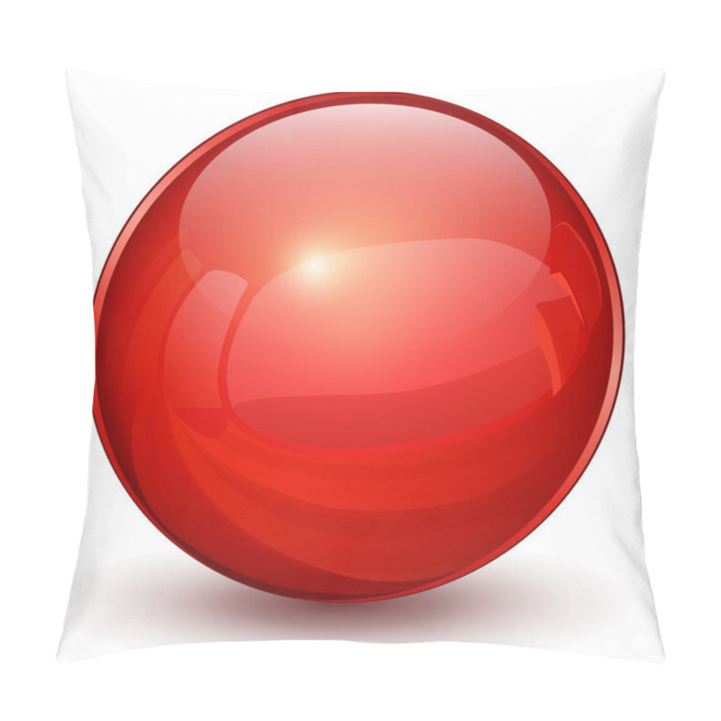 Personality  Red Sphere Pillow Covers