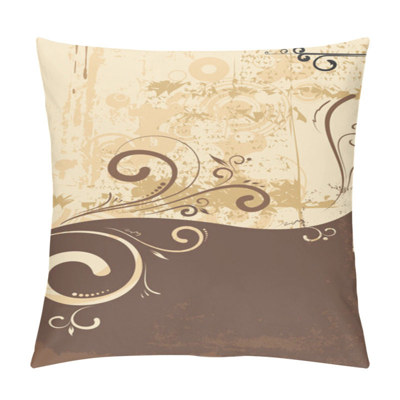 Personality  Floral Swirly Ornament Pillow Covers