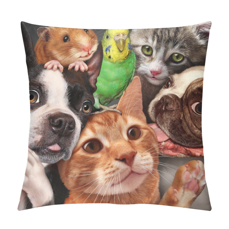 Personality  Pet Group Pillow Covers