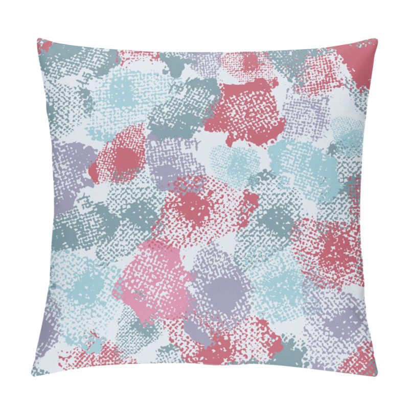 Personality  Hand Painted Textured Abstract  Shabby  Seamless Pattern  Pillow Covers