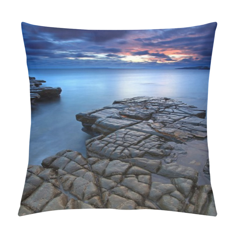 Personality  Kimmeridge Bay Dorset Pillow Covers