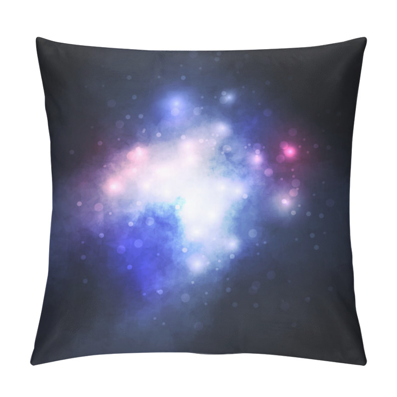 Personality  Starry Background, Rich Star Forming Nebula Pillow Covers