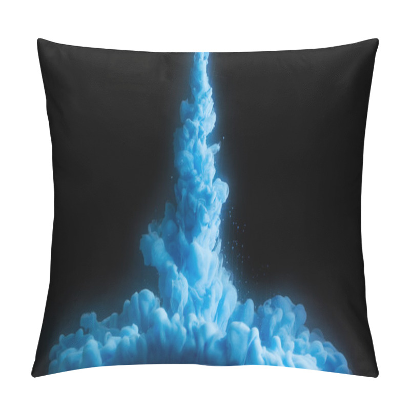 Personality  Liquid Ink. Abstract Cloud. Ink Swirling In Water. Pillow Covers