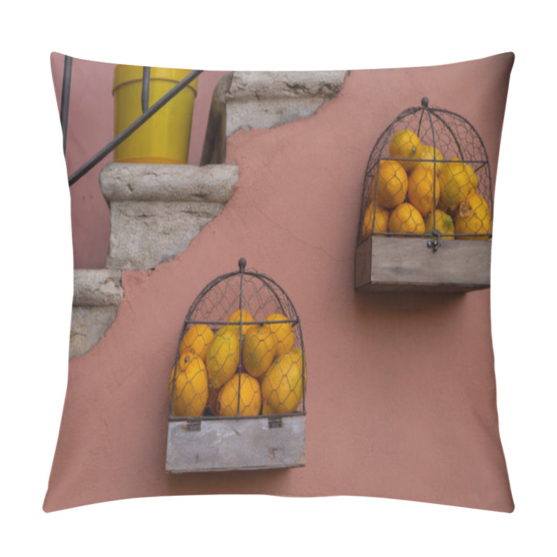 Personality  A Lot Of Lemons In A Net Pillow Covers