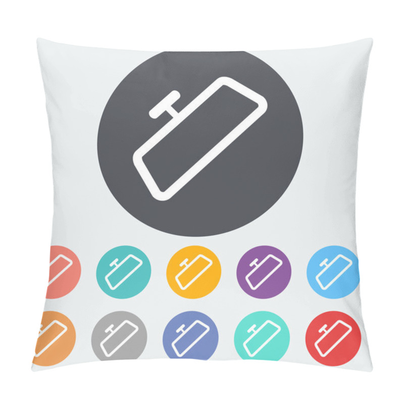 Personality  Mirror Single Icon. Pillow Covers