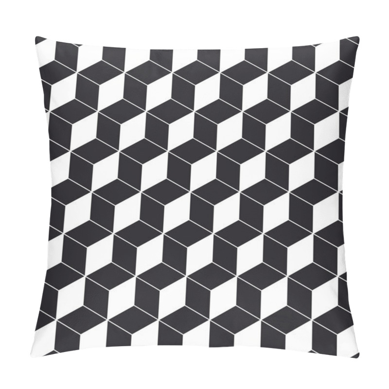 Personality  Pattern Cube Background Pillow Covers