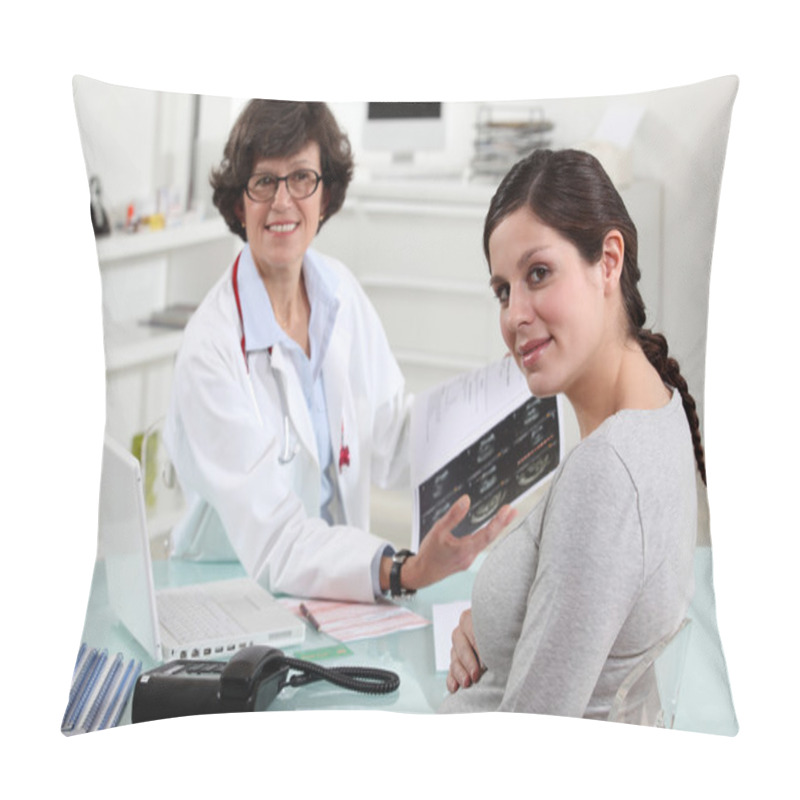 Personality  Pregnant Woman At The Doctors Pillow Covers