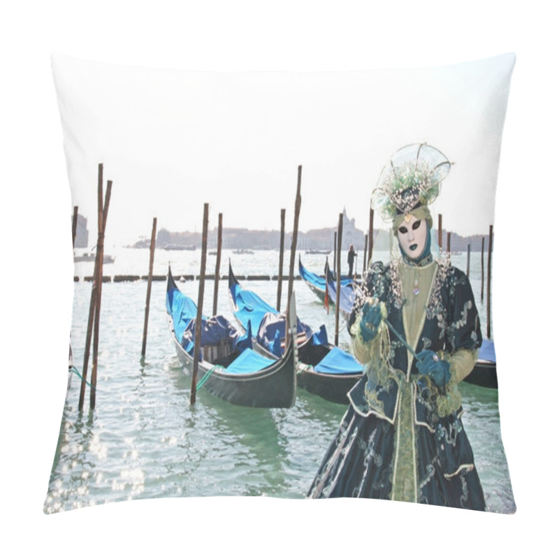 Personality  Masked Person In Venice Pillow Covers