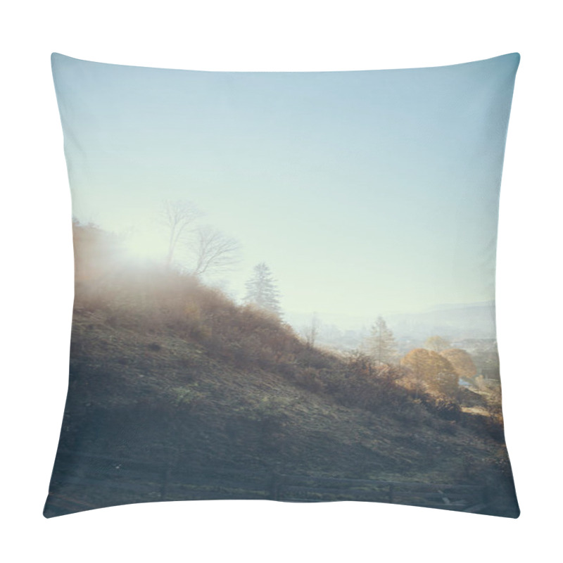 Personality  Beautiful Carpathians And Vorokhta Town On Sunny Day, Ukraine Pillow Covers