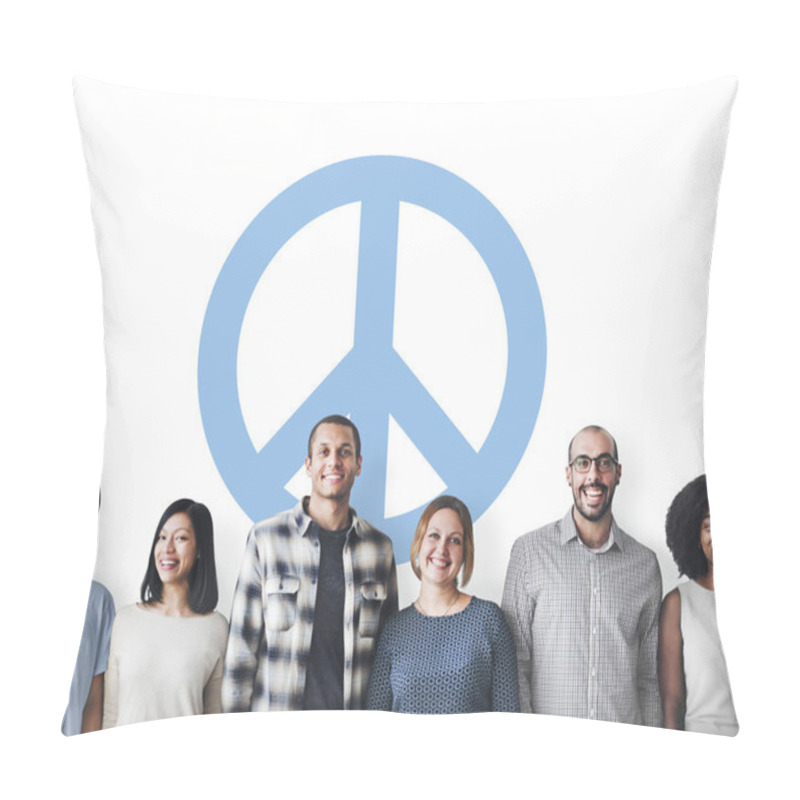 Personality  Diversity People With Peace Pillow Covers