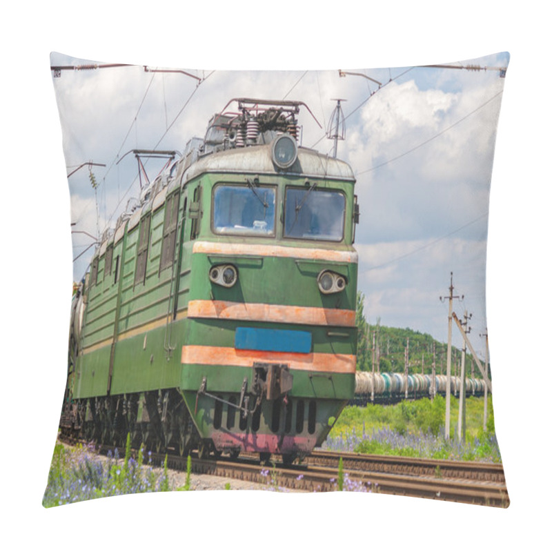 Personality  Freight Train With Gas And Petroleum In Ukraine Pillow Covers