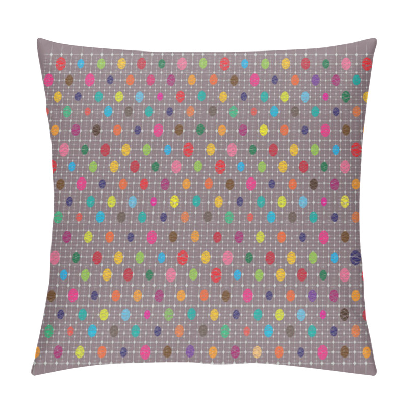 Personality  Retro Polka Dots Background Pillow Covers