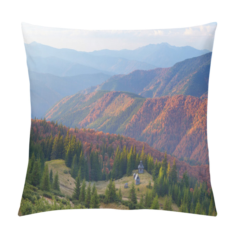 Personality  Wooden Church In The Mountains  Pillow Covers