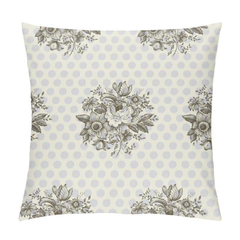 Personality  Classic Floral Seamless Pattern Pillow Covers