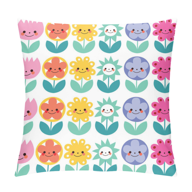 Personality  Cute Flowers Pattern Pillow Covers