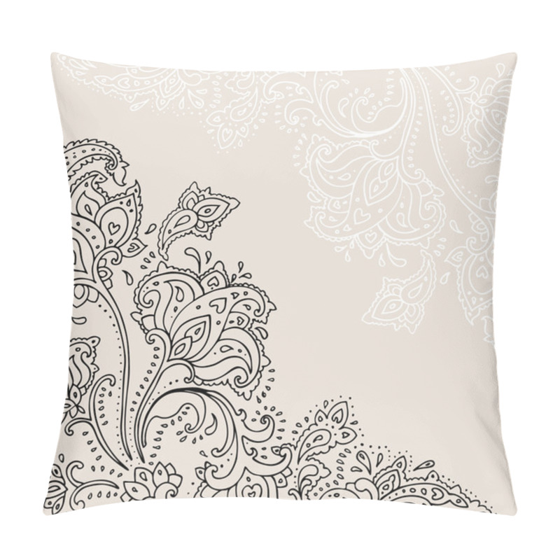 Personality  Hand Drawn Paisley Ornament. Pillow Covers