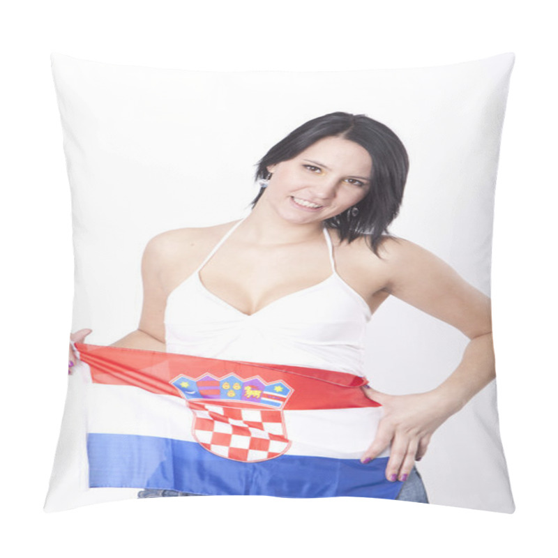 Personality  Croatia Fan Pillow Covers