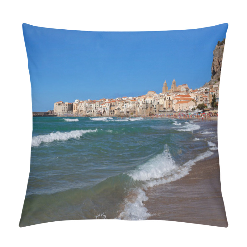 Personality  Cefalu At Sunset, Sicily, Sicilia, Italy - Tyrrhenian Sea, Mediterranean Sea Pillow Covers