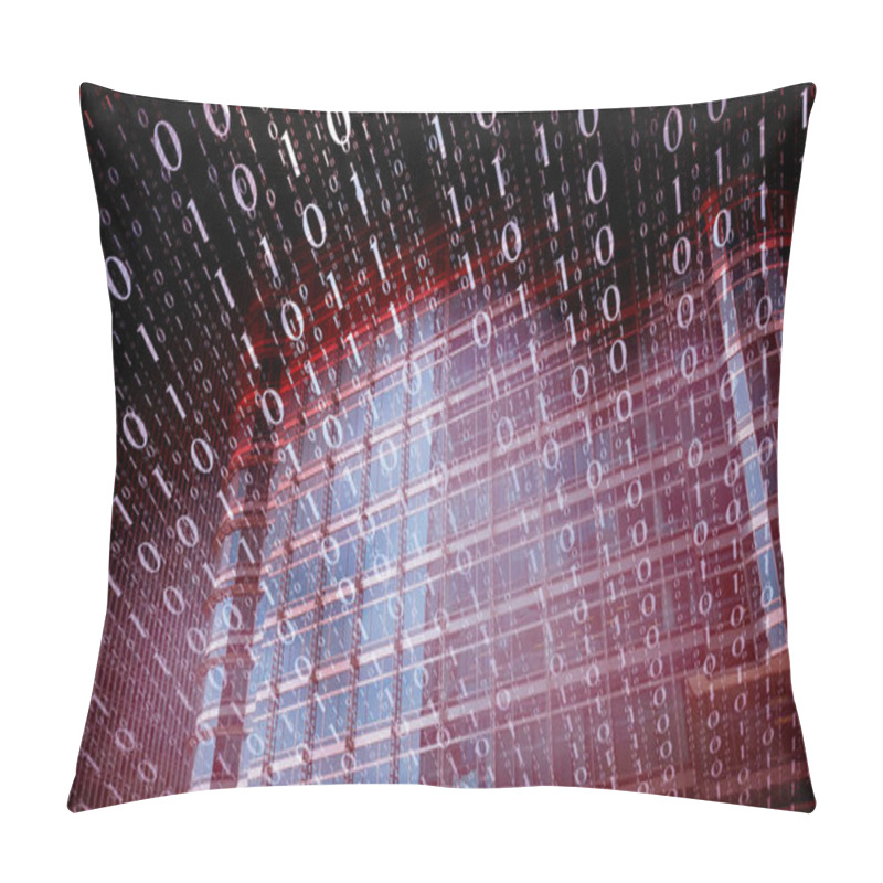 Personality  Futuristic Cyber War Abstract Backdrop Pillow Covers