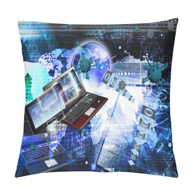 Personality  Connection Technology.Cosmos Communication Pillow Covers