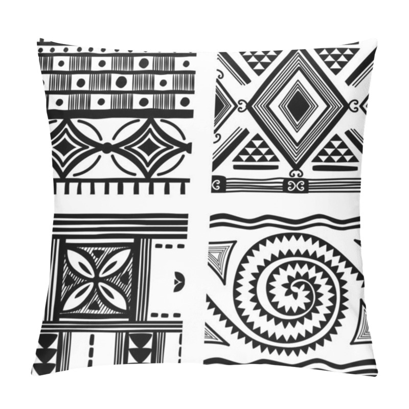 Personality  Seamless Tribal Texture Pillow Covers