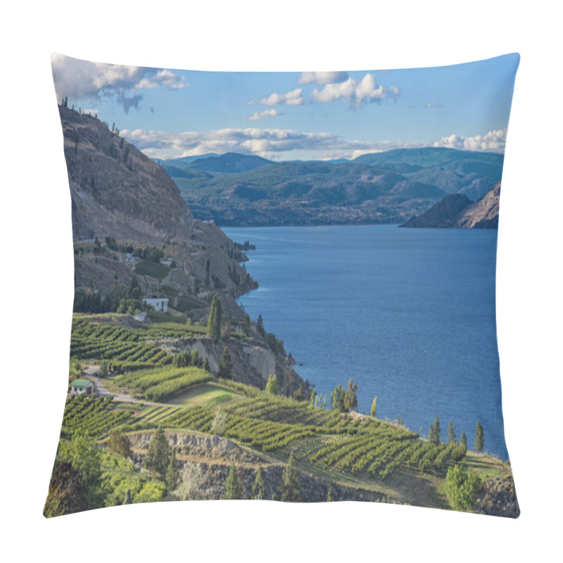 Personality  Okanagan Lake Near Summerland British Columbia Canada Pillow Covers