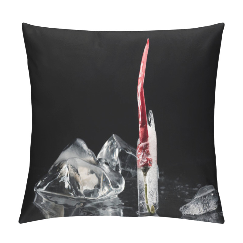 Personality  Chili Pepper In Melting Ice Pillow Covers