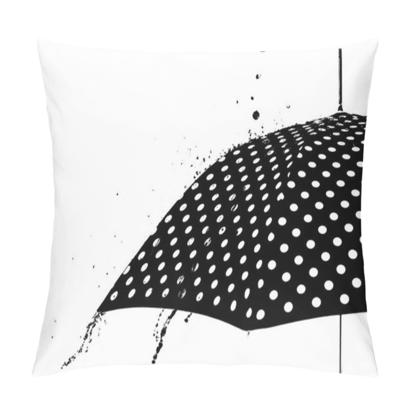 Personality  Rain Drop Umbrella Isolated Pillow Covers