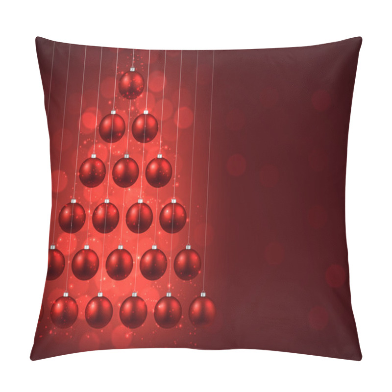 Personality  Christmas Red Balls Pillow Covers