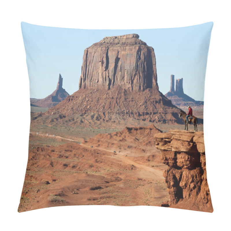 Personality  Monument Valley In Arizona USA Pillow Covers