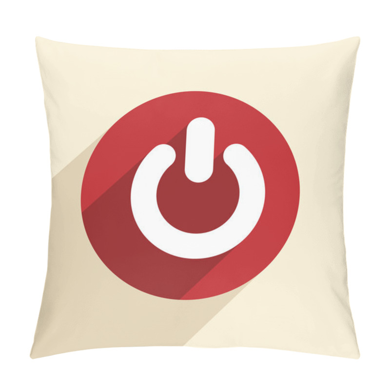 Personality  Power Sign. On Off. Pillow Covers