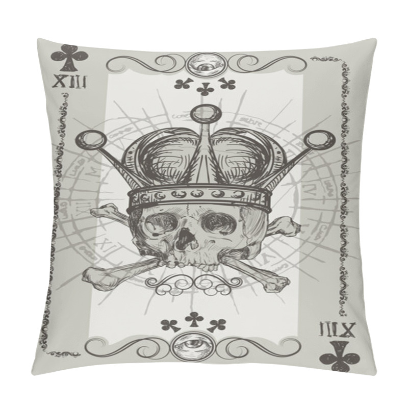 Personality  Skull And Bones Pillow Covers