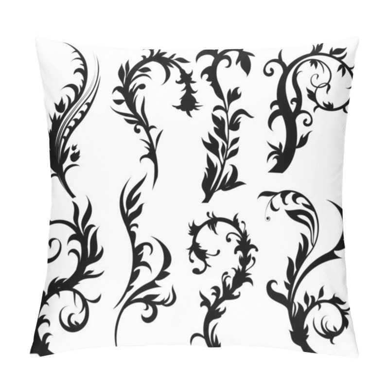 Personality  Floral Decor Elements Pillow Covers