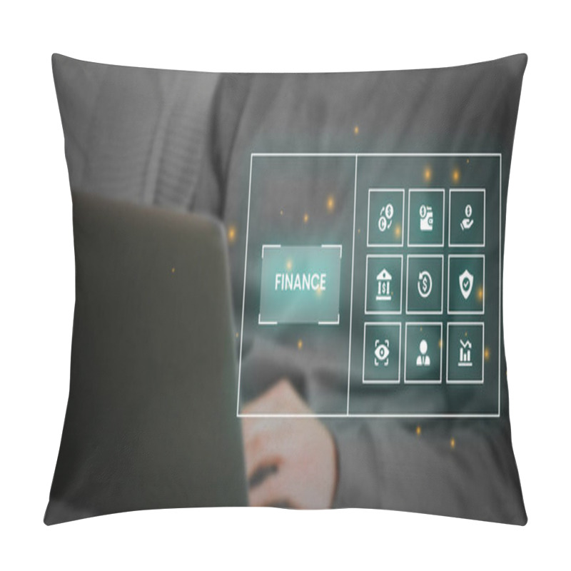 Personality  Financial Consulting, Financial Services And Commodities Trading Art. Pillow Covers