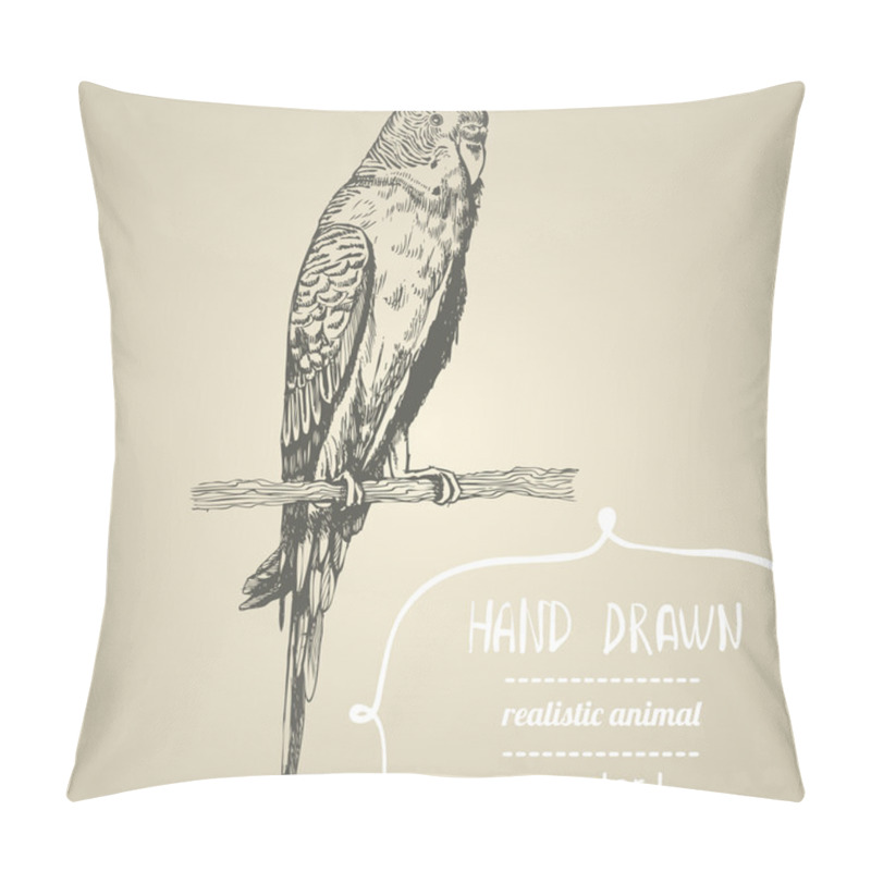 Personality  Budgerigar. Pillow Covers