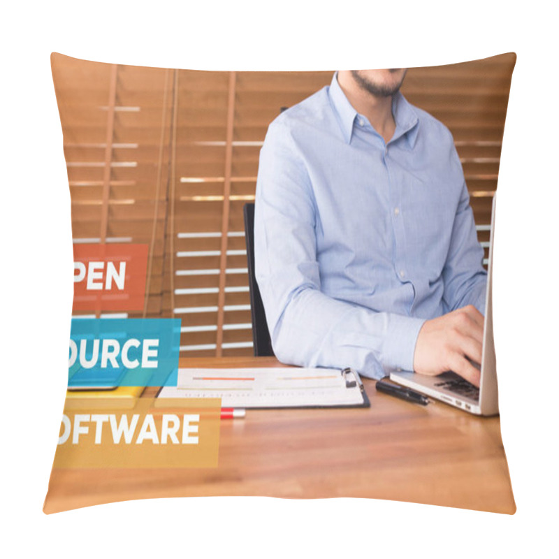 Personality  OPEN SOURCE SOFTWARE CONCEPT Pillow Covers