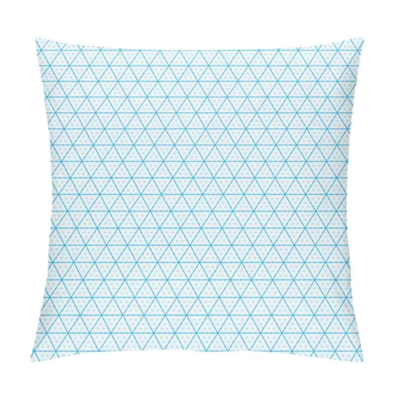 Personality  Isometric Grid Paper Seamless Pattern Pillow Covers