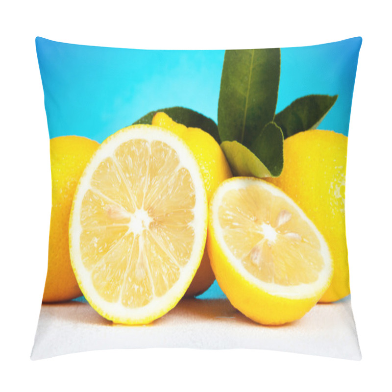 Personality  Lemons With Leaves Pillow Covers