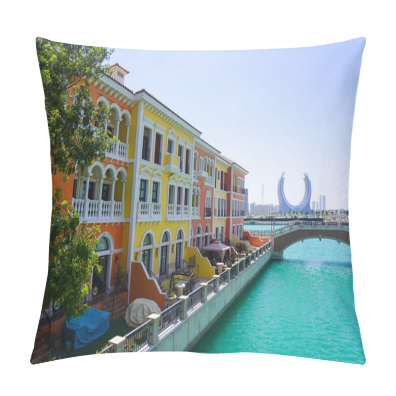 Personality  Porto Arabia In Pearl In Doha, Qatar Pillow Covers