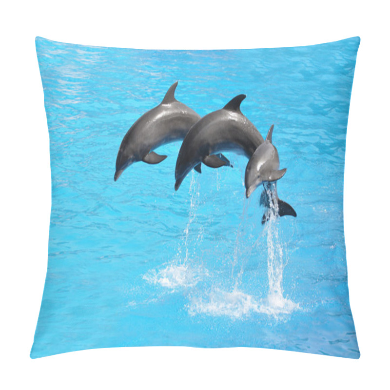 Personality  Three Dolphins Pillow Covers