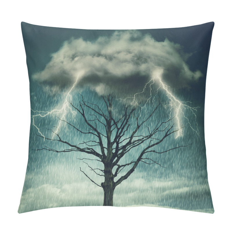 Personality  Tree Above Storm Pillow Covers