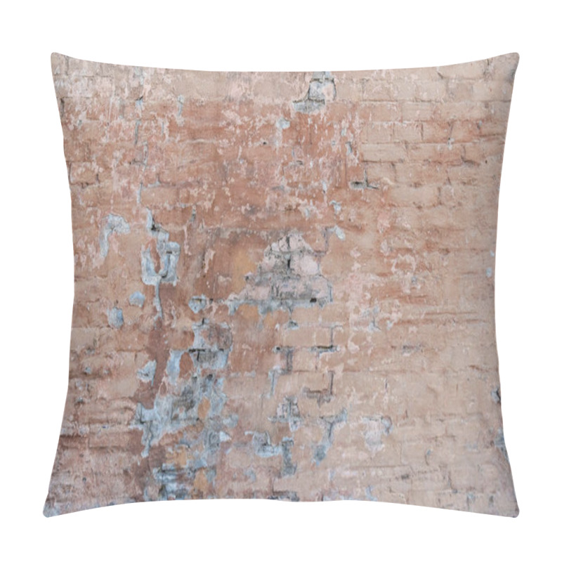 Personality  Full Frame View Of Old Weathered Brick Wall Background Pillow Covers