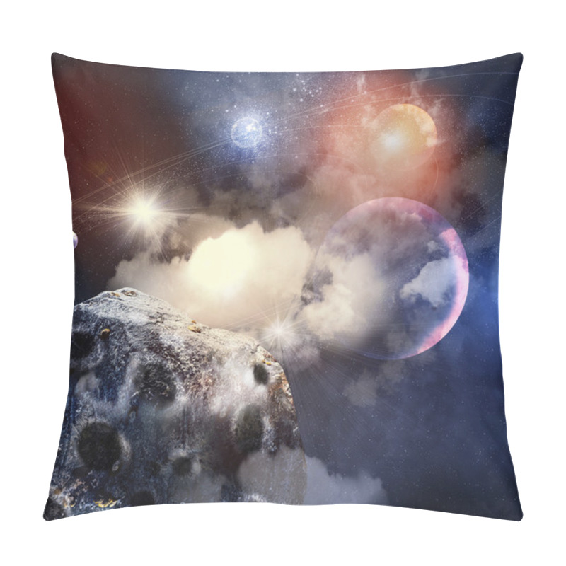 Personality  Image Of Planets In Space Pillow Covers